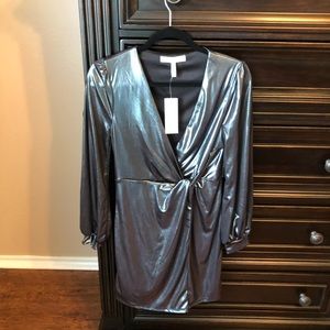 BCBG Metallic Dress NWT